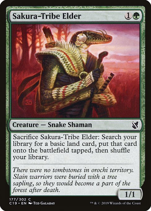 Sakura-Tribe Elder - Commander 2019 - C - 177