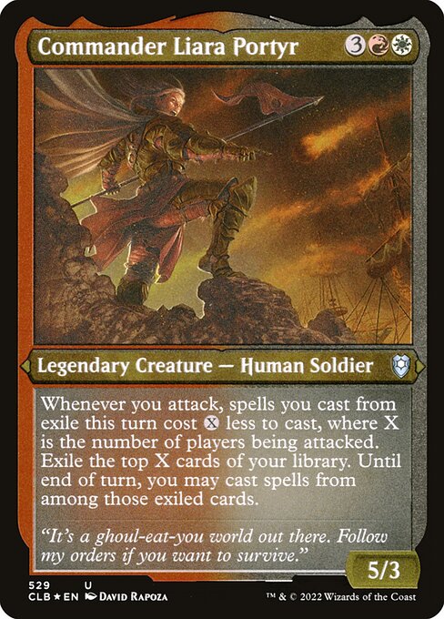 Commander Liara Portyr (Foil Etched) - Commander Legends: Battle for Baldur's Gate - U - 529