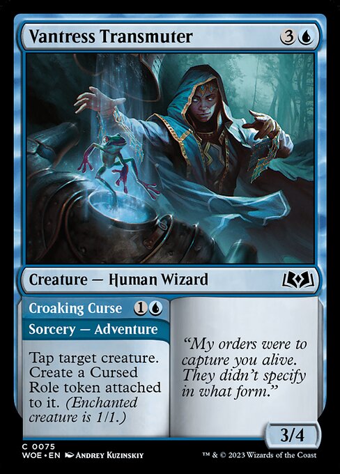 Vantress Transmuter - Wilds of Eldraine - C - 75