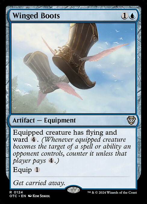 Winged Boots - Commander: Outlaws of Thunder Junction - R - 124