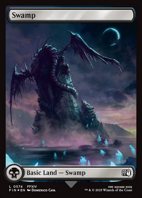 Swamp (0574) (Surge Foil) - FINAL FANTASY - L - 574