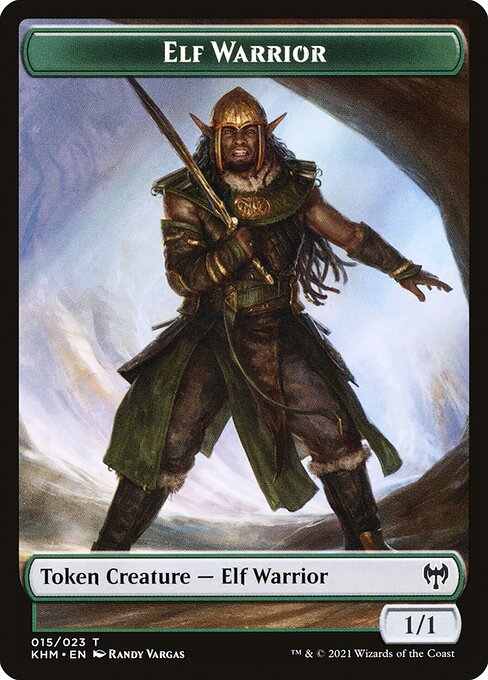 Elf Warrior Token - Kaldheim - T - 15