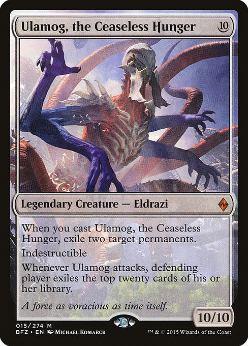 Ulamog, the Ceaseless Hunger - Battle for Zendikar - M - 15