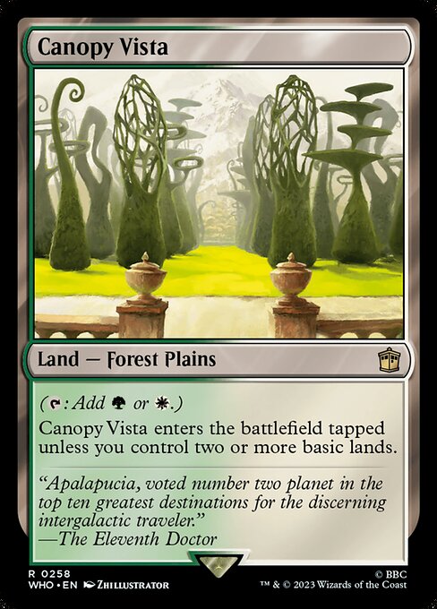 Canopy Vista - Universes Beyond: Doctor Who - R - 258