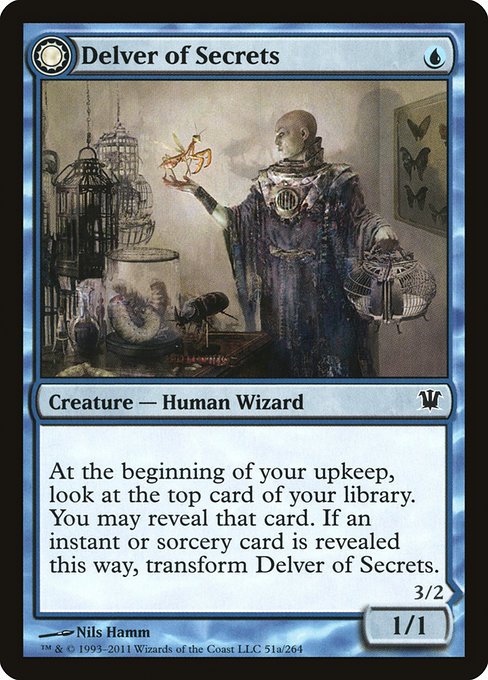 Delver of Secrets - Innistrad - C - 51