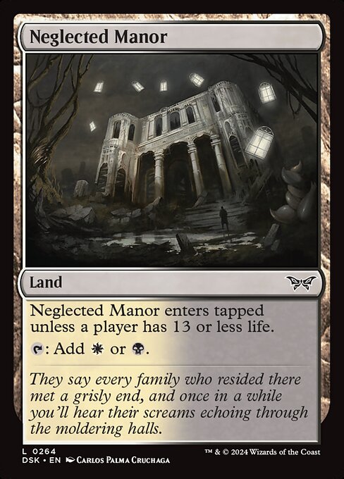 Neglected Manor - Duskmourn: House of Horror - L - 264