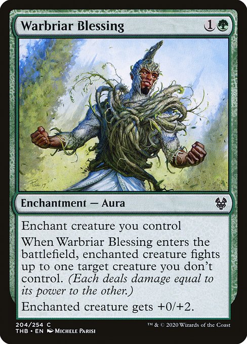 Warbriar Blessing - Theros Beyond Death - C - 204