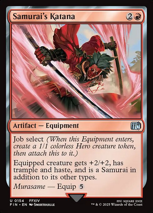 Samurai's Katana - FINAL FANTASY - U - 154