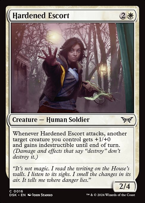 Hardened Escort - Duskmourn: House of Horror - C - 16