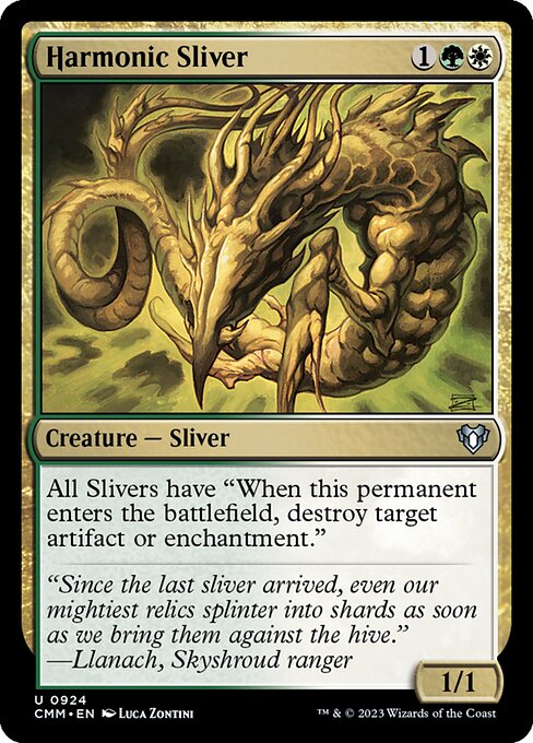 Harmonic Sliver - Commander Masters - U - 924