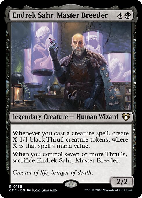 Endrek Sahr, Master Breeder - Commander Masters - R - 155
