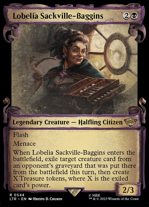 Lobelia Sackville-Baggins (Showcase Scrolls) - Universes Beyond: The Lord of the Rings: Tales of Middle-earth - R - 544