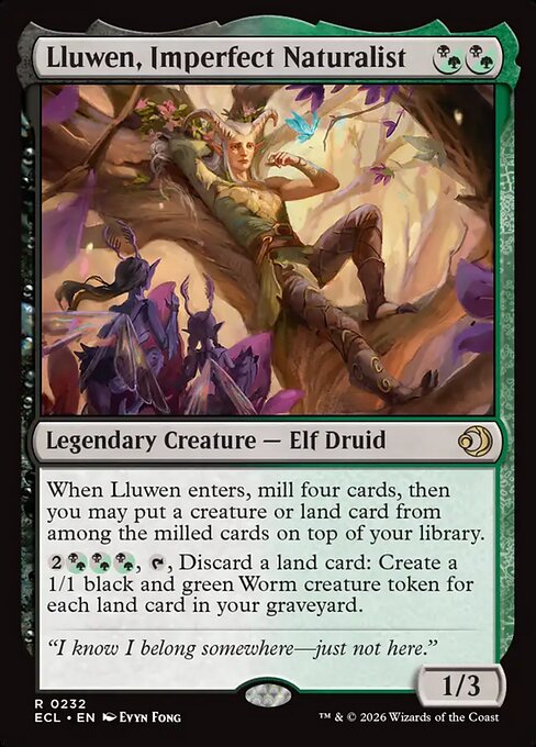 Lluwen, Imperfect Naturalist - Lorwyn Eclipsed - R - 232