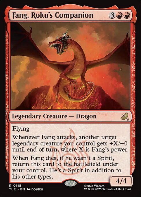 Fang, Roku's Companion - Avatar: The Last Airbender: Eternal-Legal - R - 115