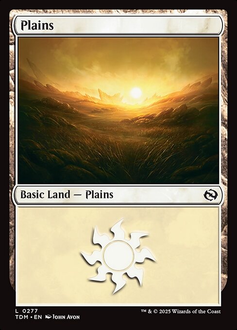 Plains (0277) - Tarkir: Dragonstorm - L - 277