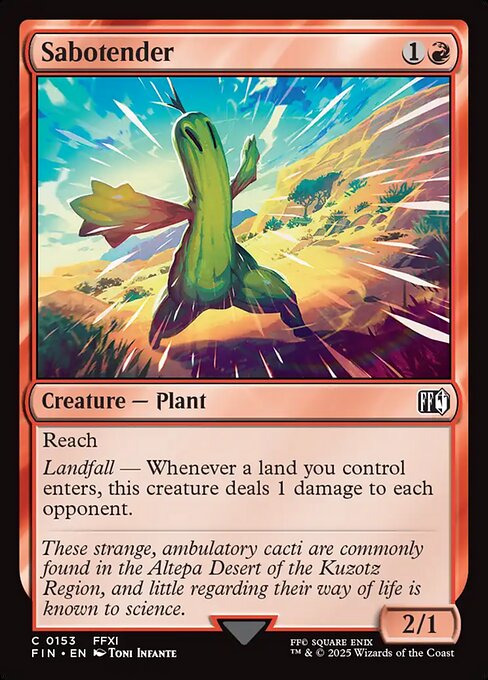 Sabotender - FINAL FANTASY - C - 153