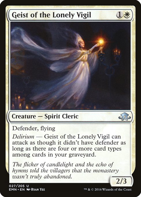 Geist of the Lonely Vigil - Eldritch Moon - U - 27