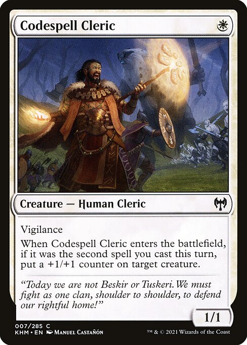 Codespell Cleric - Kaldheim - C - 7