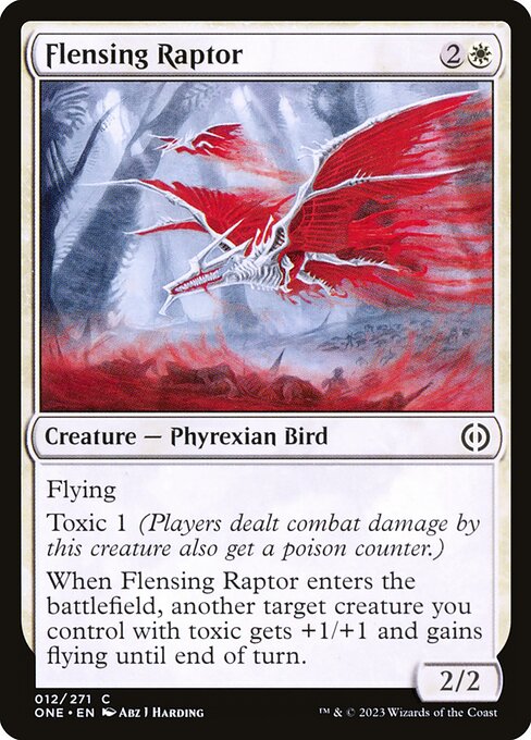Flensing Raptor - Phyrexia: All Will Be One - C - 12