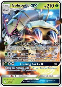 Golisopod GX - SM - Burning Shadows - Ultra Rare - 17/147