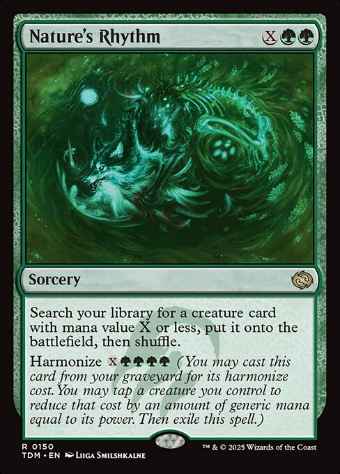 Nature's Rhythm - Tarkir: Dragonstorm - R - 150