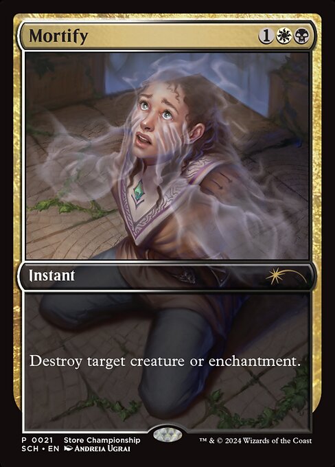 Mortify - Game Day & Store Championship Promos - P - 21
