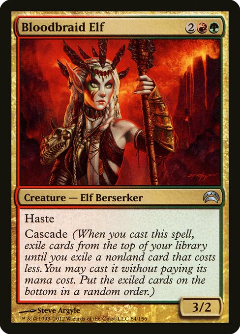 Bloodbraid Elf - Planechase 2012 - U - 84