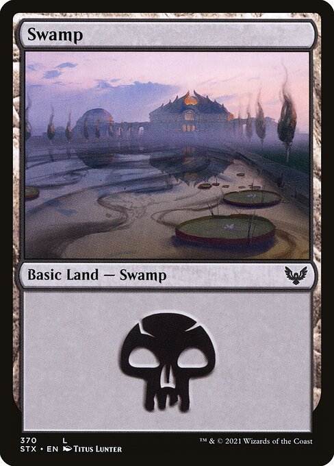 Swamp (370) - Strixhaven: School of Mages - L - 370