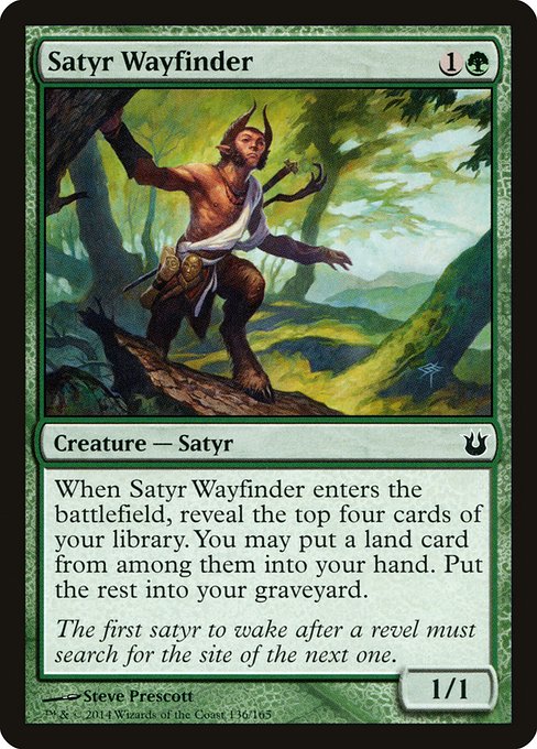 Satyr Wayfinder - Born of the Gods - C - 136