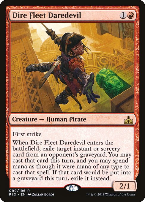 Dire Fleet Daredevil - Rivals of Ixalan - R - 99