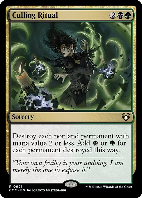 Culling Ritual - Commander Masters - R - 921