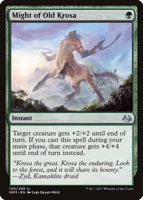 Might of Old Krosa - Modern Masters 2017 - U - 130