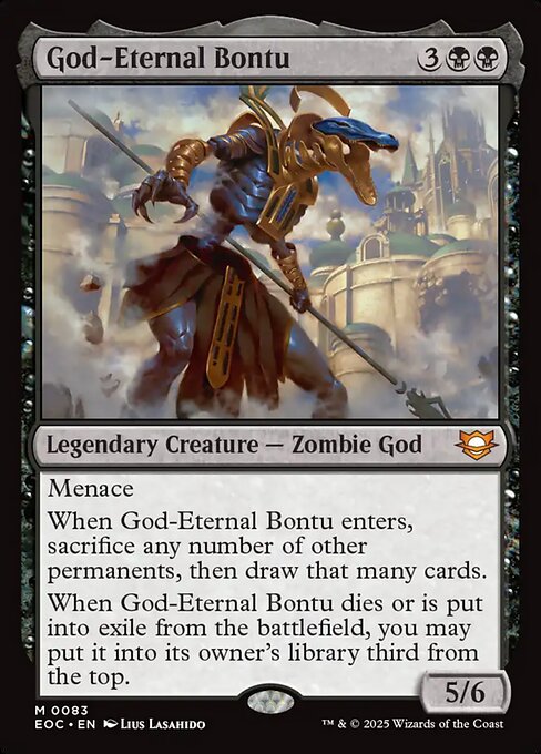 God-Eternal Bontu - Commander: Edge of Eternities - M - 83