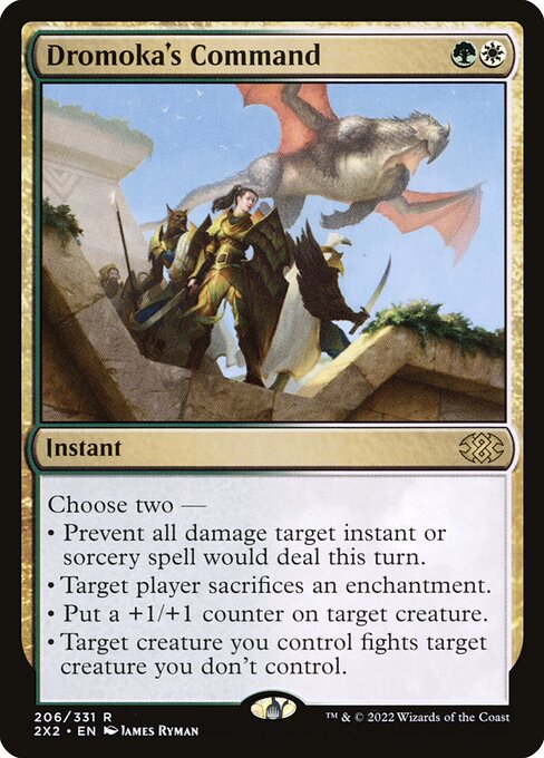 Dromoka's Command - Double Masters 2022 - R - 206