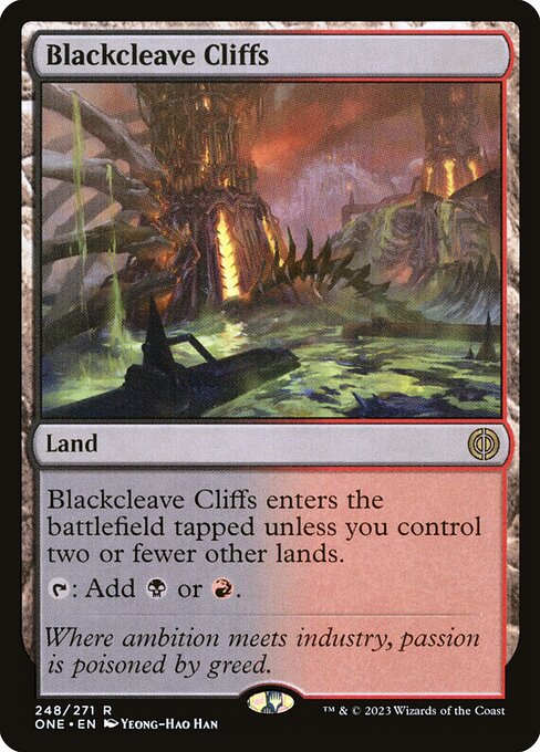 Blackcleave Cliffs - Phyrexia: All Will Be One - R - 248