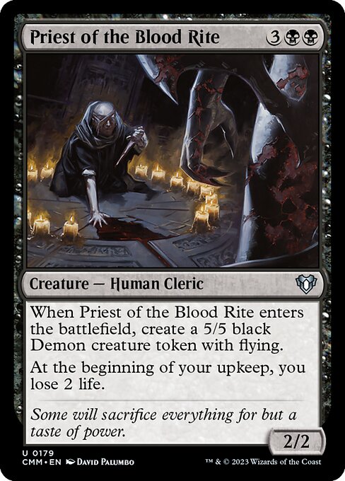 Priest of the Blood Rite - Commander Masters - U - 179