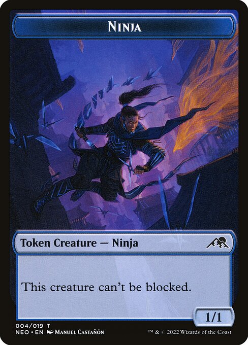 Ninja Token - Kamigawa: Neon Dynasty - T - 4