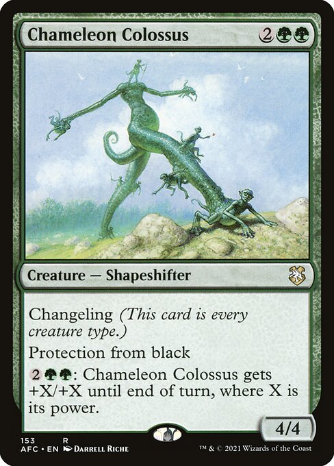 Chameleon Colossus - Commander: Adventures in the Forgotten Realms - R - 153