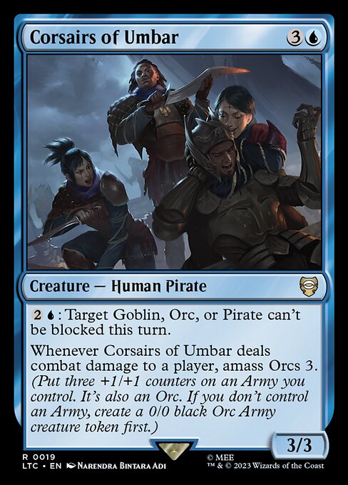 Corsairs of Umbar - Commander: The Lord of the Rings: Tales of Middle-earth - R - 19