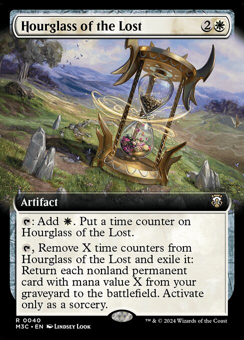Hourglass of the Lost (Extended Art) - Commander: Modern Horizons 3 - R - 40