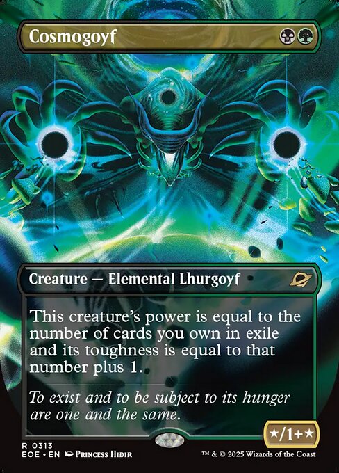 Cosmogoyf (Borderless) - Edge of Eternities - R - 313