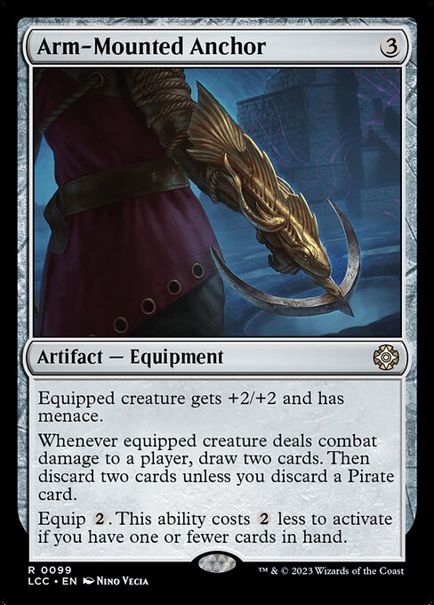 Arm-Mounted Anchor - Commander: The Lost Caverns of Ixalan - R - 99