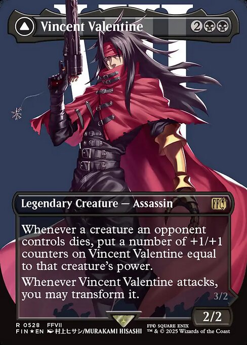 Vincent Valentine (Borderless) (Surge Foil) - FINAL FANTASY - R - 528