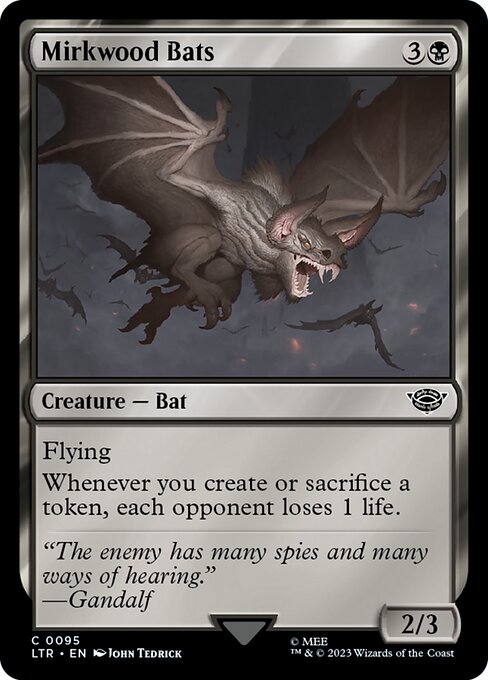 Mirkwood Bats - Universes Beyond: The Lord of the Rings: Tales of Middle-earth - C - 95