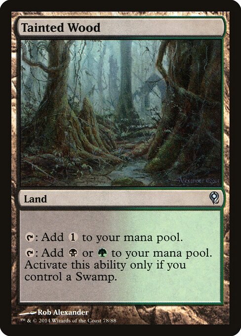 Tainted Wood - Duel Decks: Jace vs. Vraska - U - 78