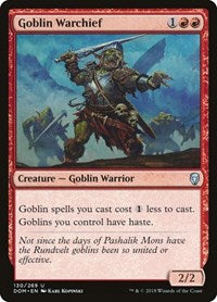 Goblin Warchief - Dominaria - U - 130