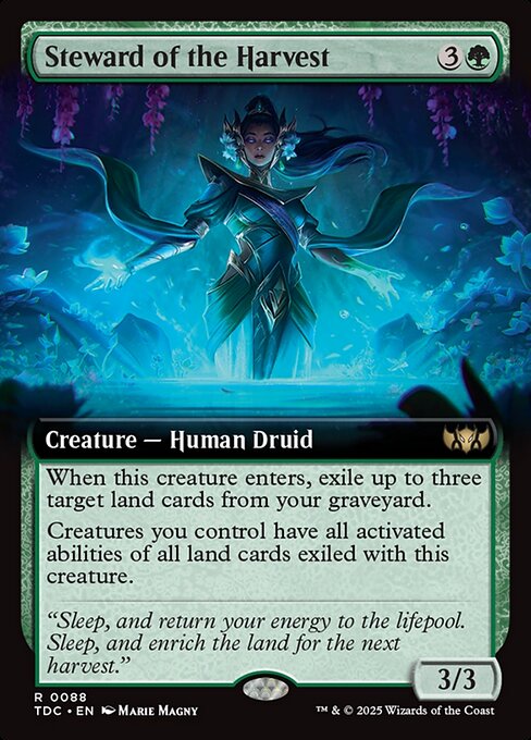 Steward of the Harvest (Extended Art) - Commander: Tarkir: Dragonstorm - R - 88