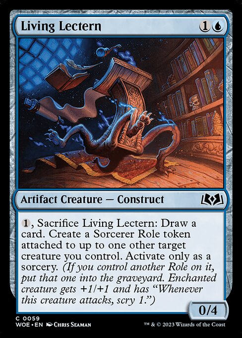 Living Lectern - Wilds of Eldraine - C - 59