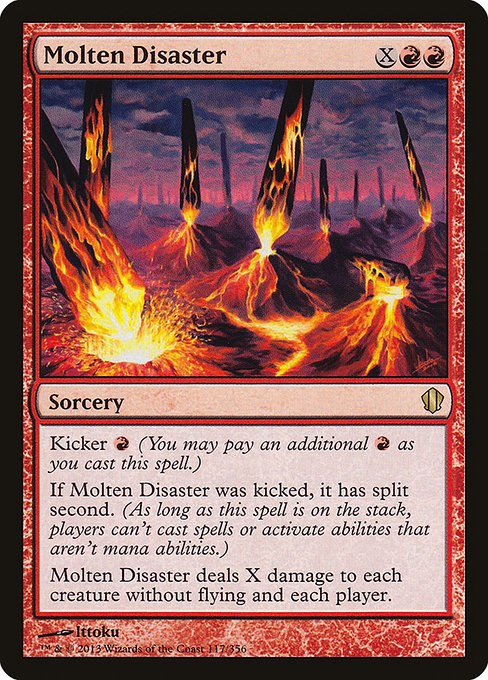 Molten Disaster - Commander 2013 - R - 117