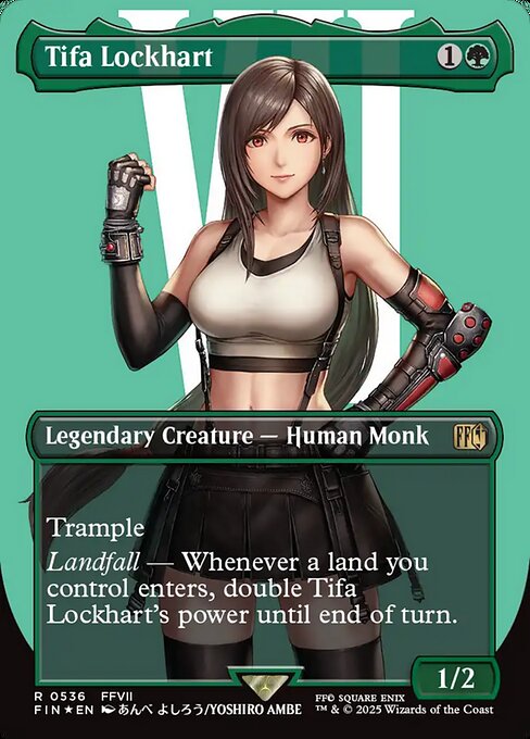 Tifa Lockhart (Borderless) (Surge Foil) - FINAL FANTASY - R - 536